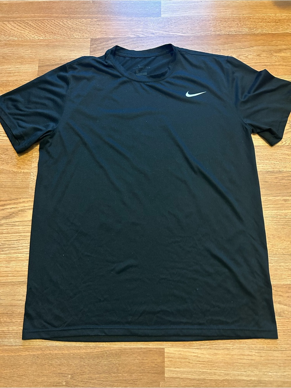 Nike Men’s Black Dri-FIT Short Sleeve Performance Shirt.Size Large